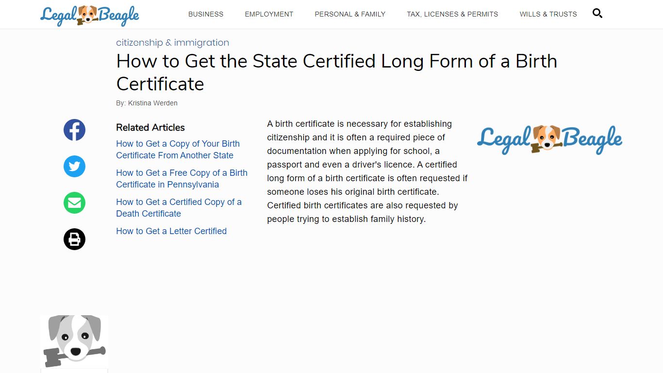 How to Get the State Certified Long Form of a Birth Certificate